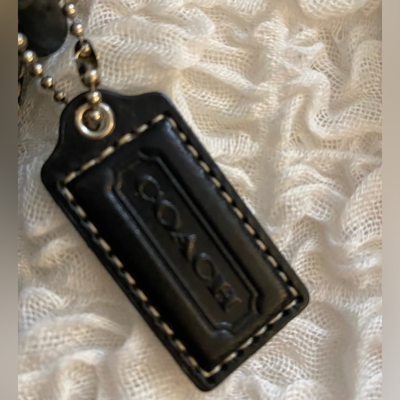 Coach Signature Swing Crossbody Purse Black Mahogany Adjustable Strap - Picture 3 of 4